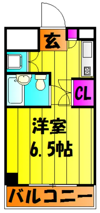 北斗ハイツ 3階階 間取り