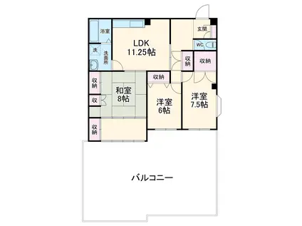 もねの里 2F(3LDK/2階)の間取り写真