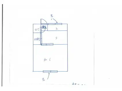 光栄荘(1K/1階)の間取り写真