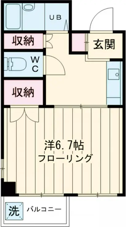 エンゼル宮本 2階階 間取り