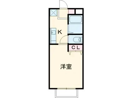 ロビーハウス(1K/1階)の間取り写真