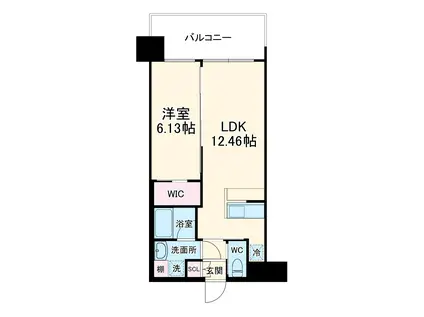 プレジオ御幣島ASIAN(1LDK/11階)の間取り写真