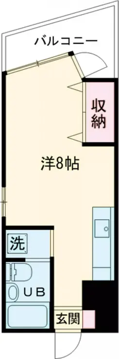 クレール弥生 1階階 間取り