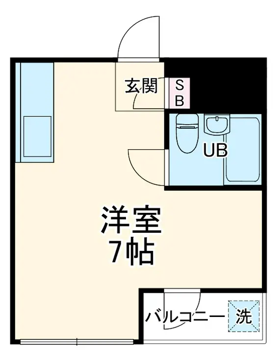 シャトル大恵E 4階階 間取り