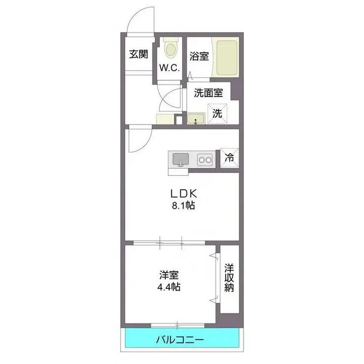GrandHills西早稲田 2階階 間取り