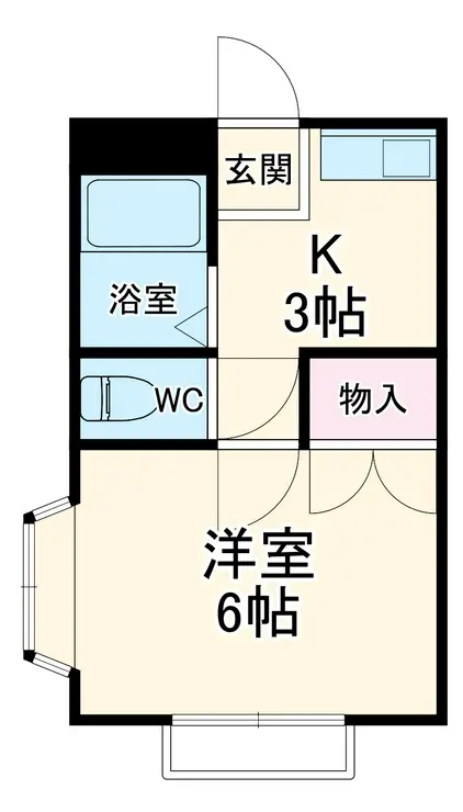 ヒルサイド箱根湯本 1階階 間取り