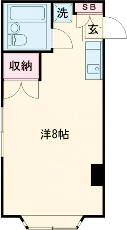 レジデンスラフォーレ2 3階階 間取り