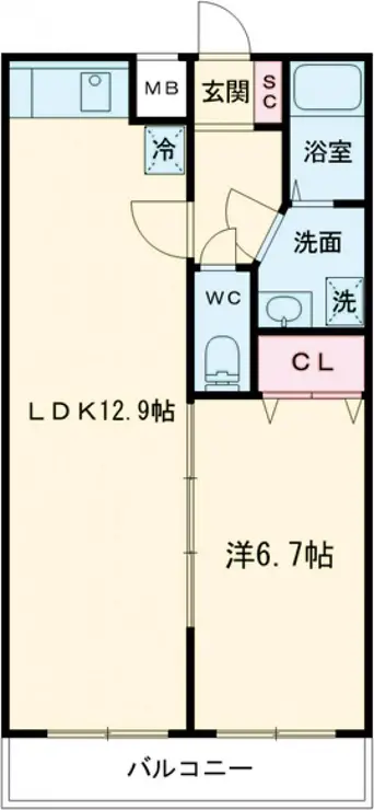 仲池上アートレジデンス 4階階 間取り