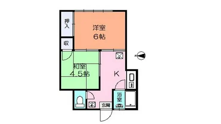 正和コーポ 3階階 間取り