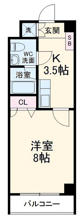 セシーズイシイ21 2階階 間取り
