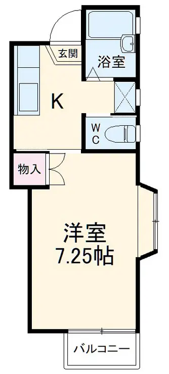 コーポフラワー 2階階 間取り