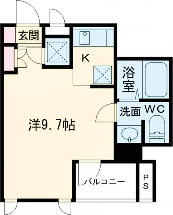 イイダアネックス8 3階階 間取り