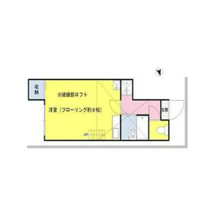 神楽坂ヒルサイドコート 1階階 間取り