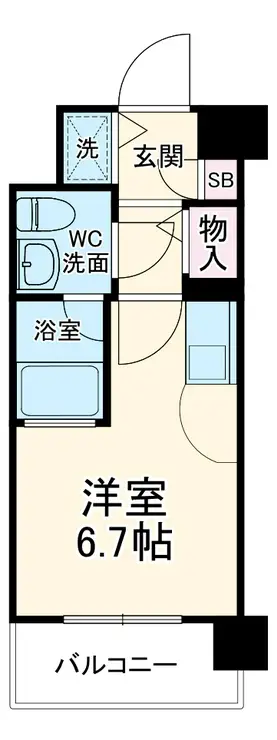 サンセール与野本町 3階階 間取り
