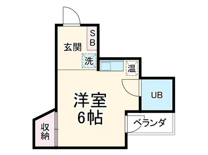 RESENCE TSUKIJIGUCHI(ワンルーム/4階)の間取り写真