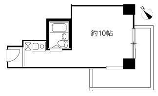 MAC所沢コート(ワンルーム/7階)の間取り写真
