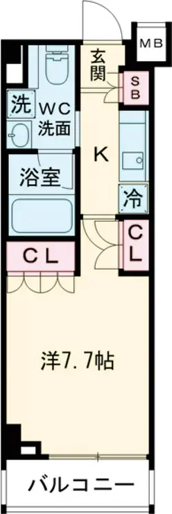 クレヴィスタ板橋西台II 10階階 間取り