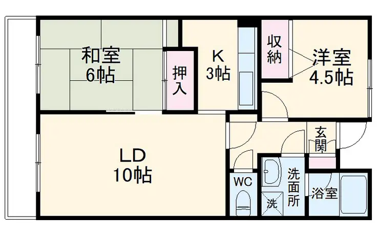 第二大越ビル 8階階 間取り
