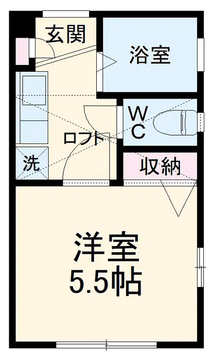 セリーヌ相模大野 1階階 間取り
