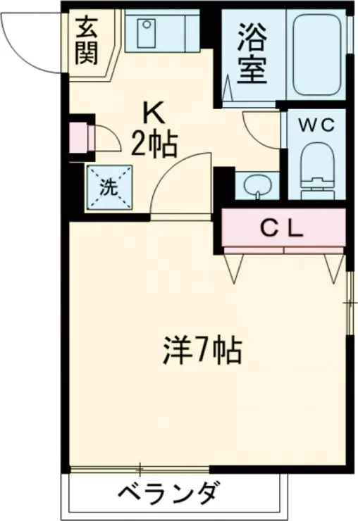 MIRA COSTA・J 2階階 間取り