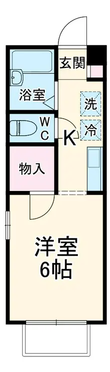 あすなろ4棟 2階階 間取り