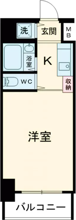 スカイコート下高井戸 7階階 間取り