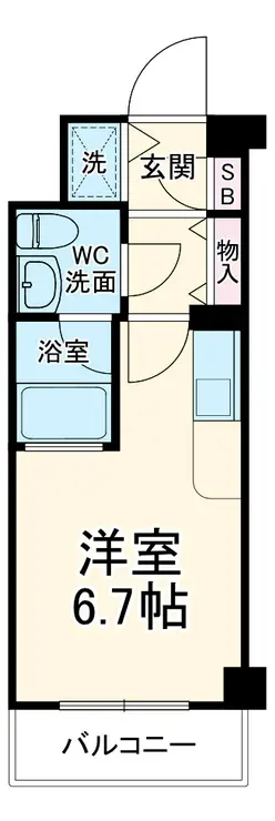 サンセール与野本町 4階階 間取り