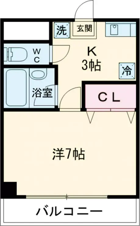 パレスヒルズ 4階階 間取り