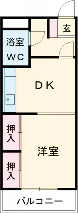 プラザ上北沢 2階階 間取り