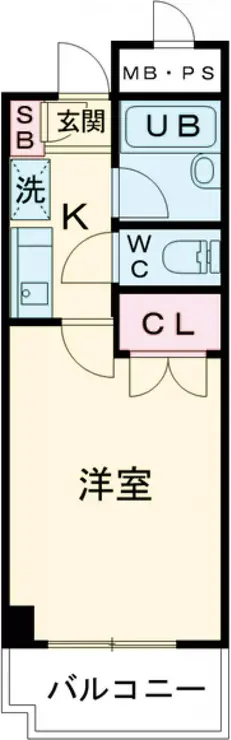 日神パレステージ玉川上水 4階階 間取り