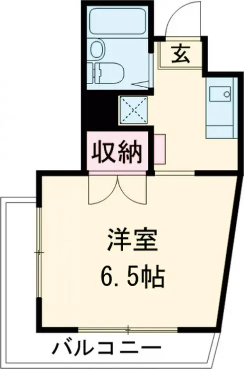S.FLATS 4階階 間取り