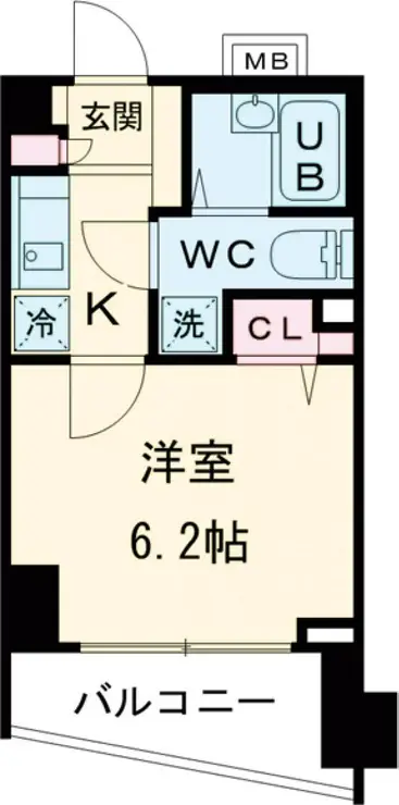 エコロジー都立大学レジデンス 5階階 間取り