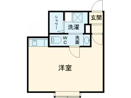 レジデンス王子(ワンルーム/2階)の間取り写真