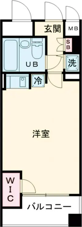 日神デュオステージ笹塚西館 6階階 間取り