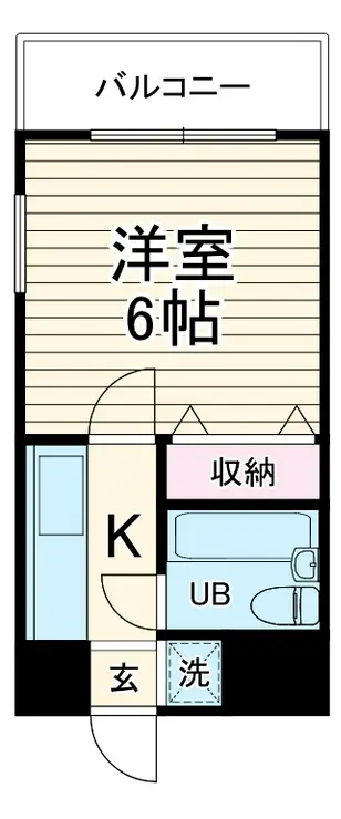 リーセントパレス多摩 3階階 間取り