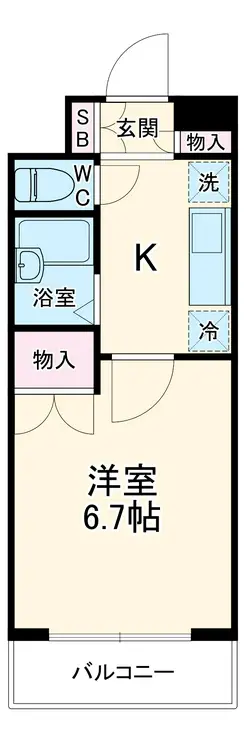 フレンズえびなアネックス 4階階 間取り