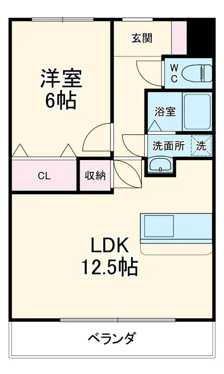 ヒラソール 1階階 間取り