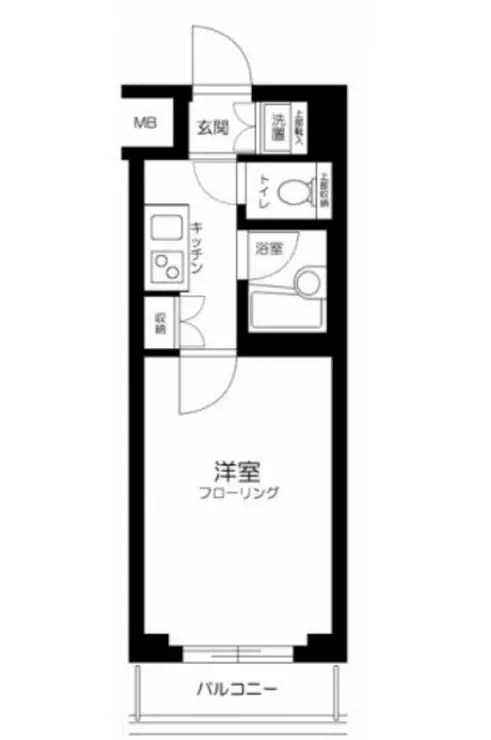 ルーブル中野富士見町伍番館 2階階 間取り