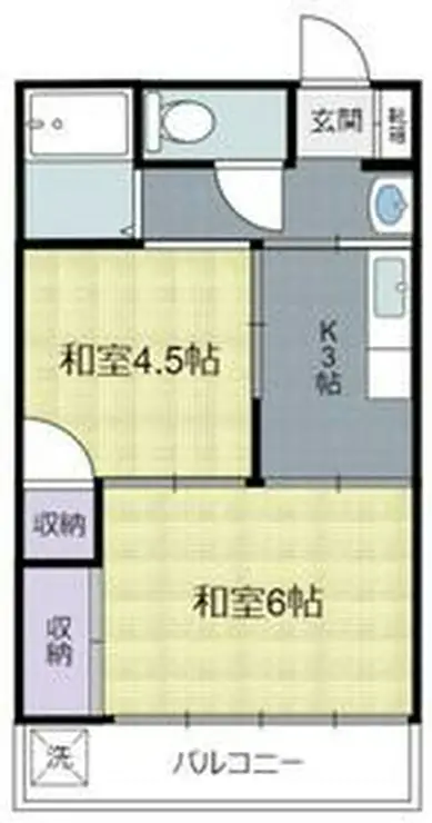 栄荘 1階階 間取り