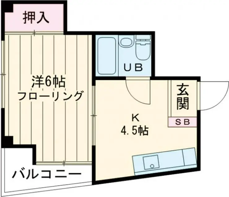 ハイツKMY 2階階 間取り