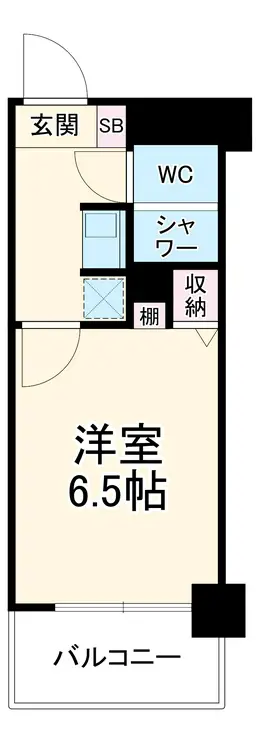 ライオンズマンション川崎第15 6階階 間取り
