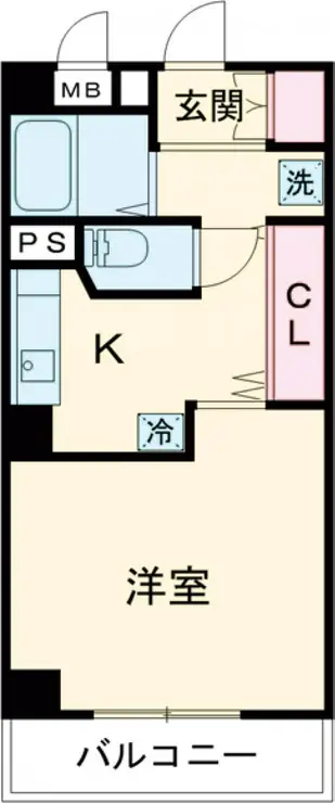 シャトレー町田ガーデン 4階階 間取り
