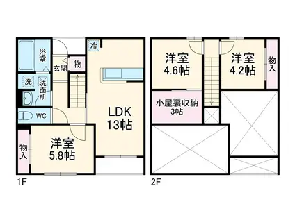 グランシア(3LDK)の間取り写真