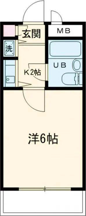 アサカシオン大岡山 2階階 間取り