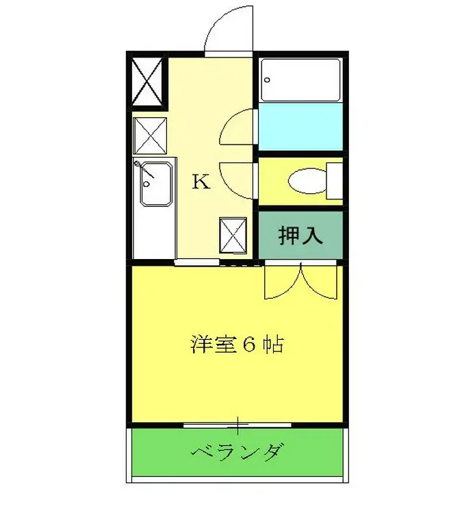 YFC南台 1階階 間取り