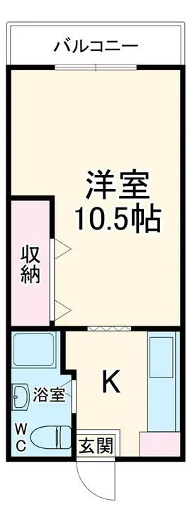 行徳マンション 5階階 間取り