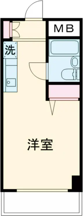 サンセール神楽坂 1階階 間取り