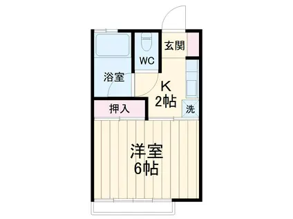 NON STYLE(1K/1階)の間取り写真