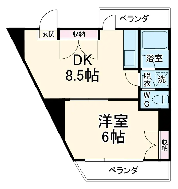 アクセスマスダ 5階階 間取り