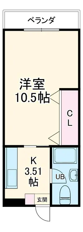 行徳マンション 1階階 間取り